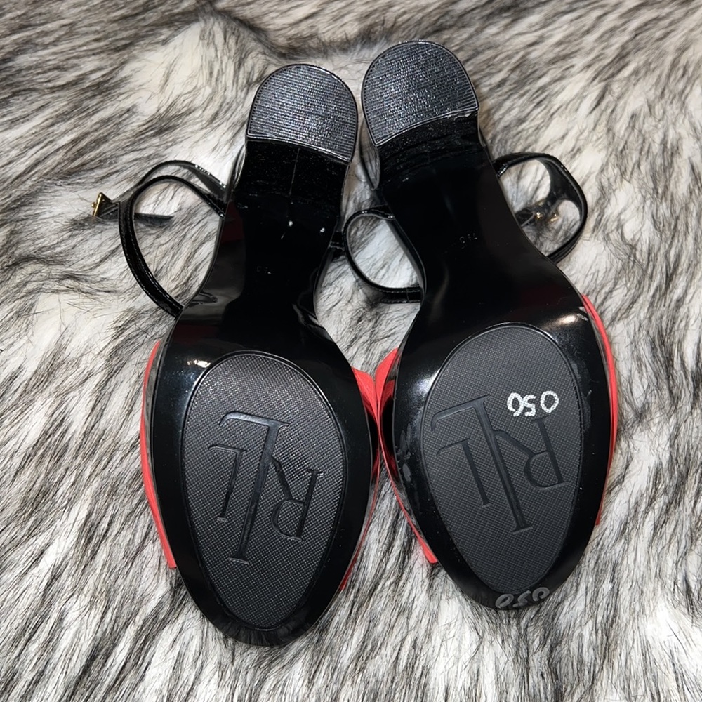 NWOT Ralph Lauren Beatrix Leather Sandal 7.5 - Picture 7 of 12